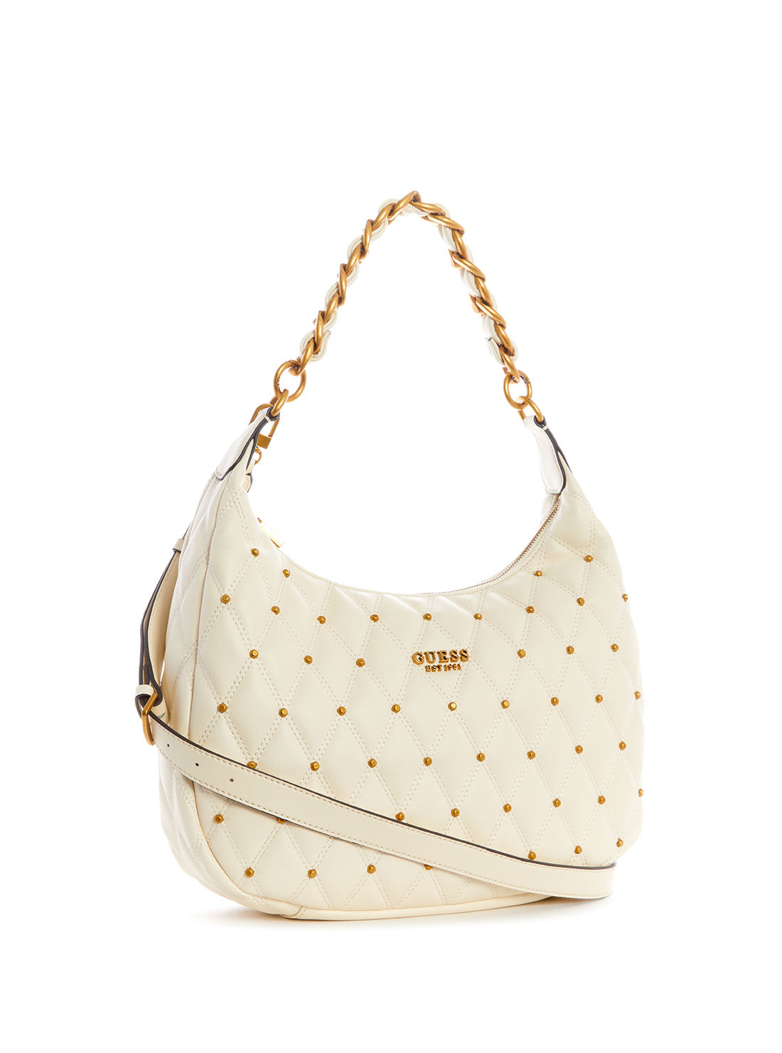 White Triana Hobo Bag - GUESS