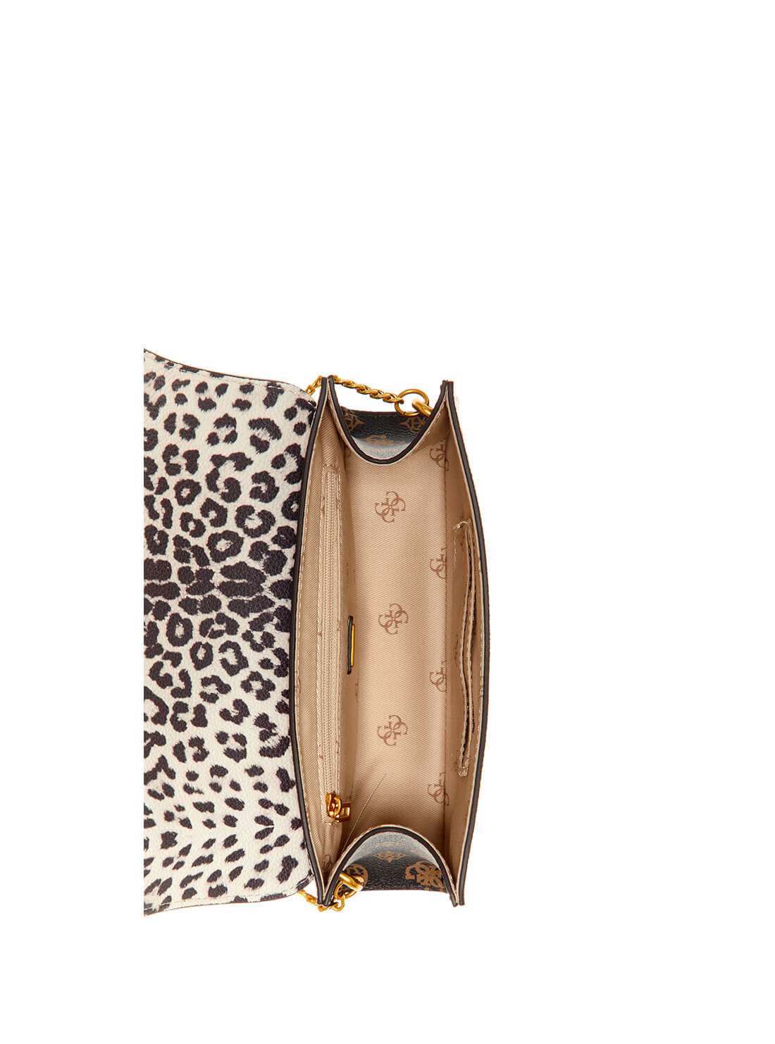 Pink Leopard Zira Mini Crossbody Bag - GUESS