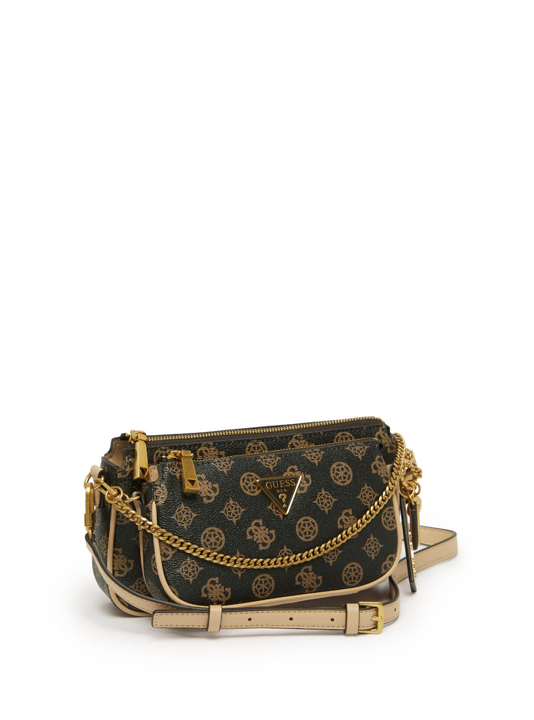 Mocha logo arie crossbody bag Clearance