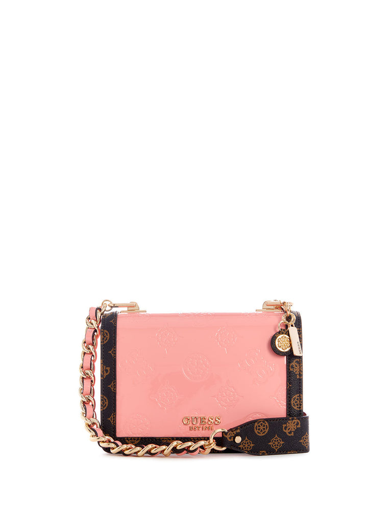 Pink Logo Abey Crossbody Bag GUESS