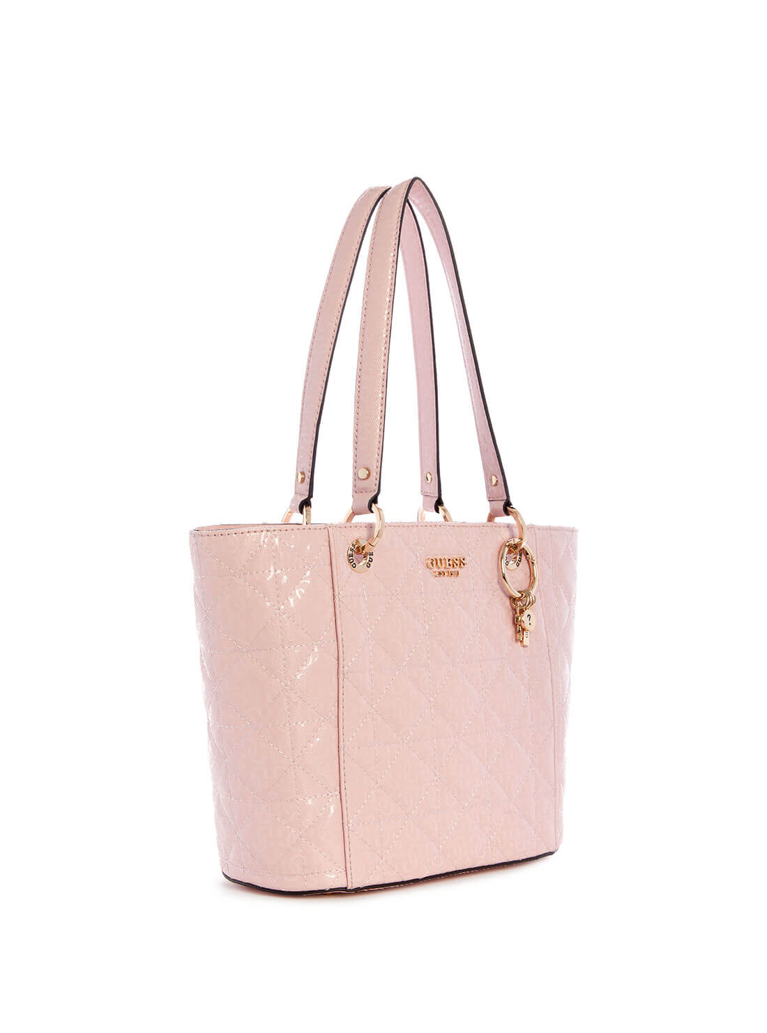 GUESS Womens Pink Noelle Elite Tote Bag GS787922 Side View