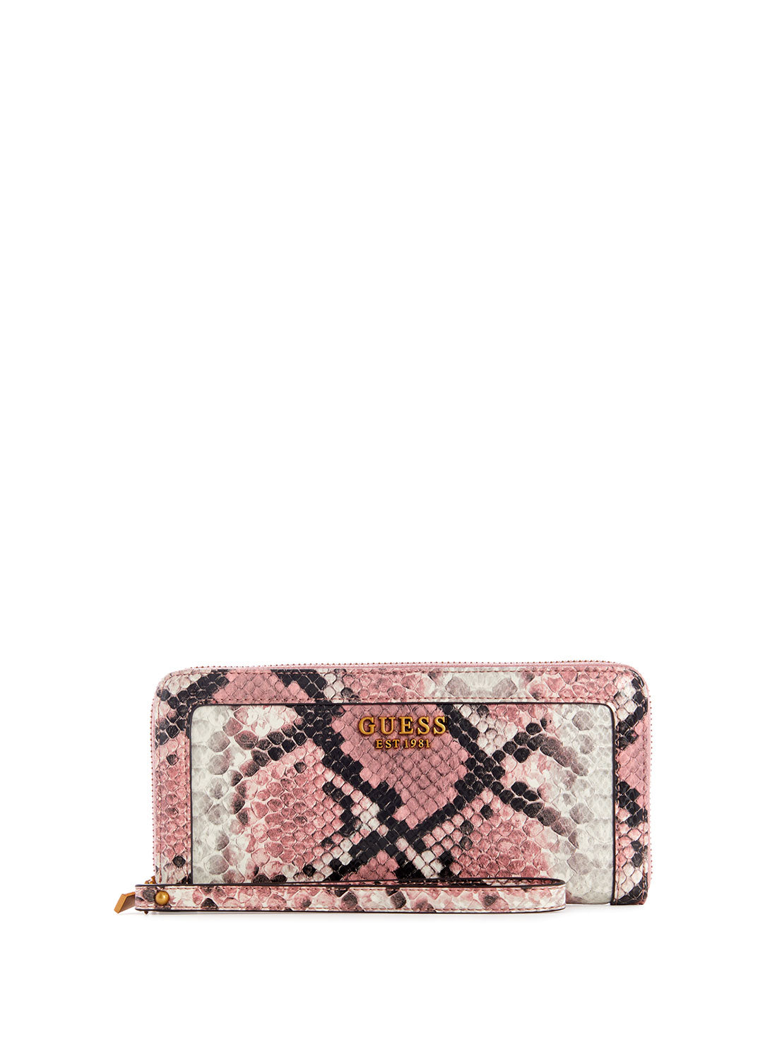 Pink Python Abey Large Wallet - GUESS