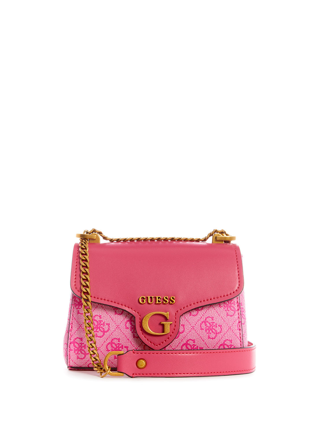 Pink guess satchel Clearance