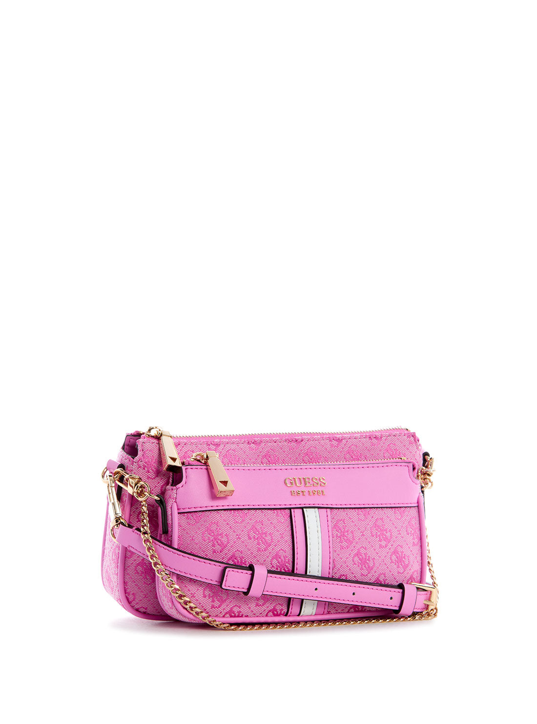 GUESS Pochette Pink One Size, Bright pink : : Fashion