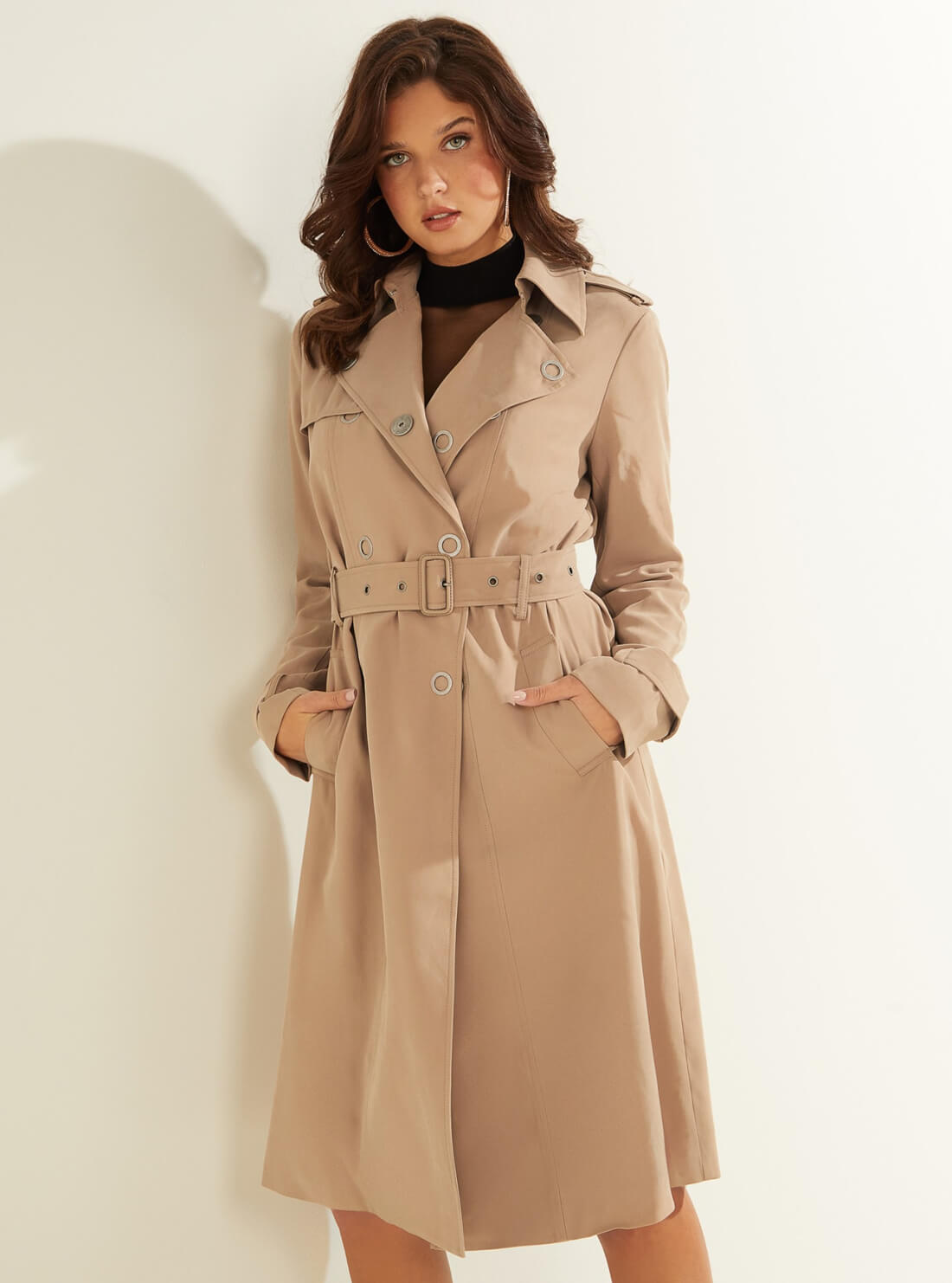 Guess women's trench outlet coats