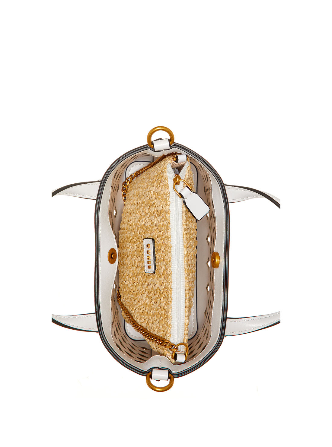 Guess Picnic Mini Tote Bag For Women, Pale Aqua: Buy Online at