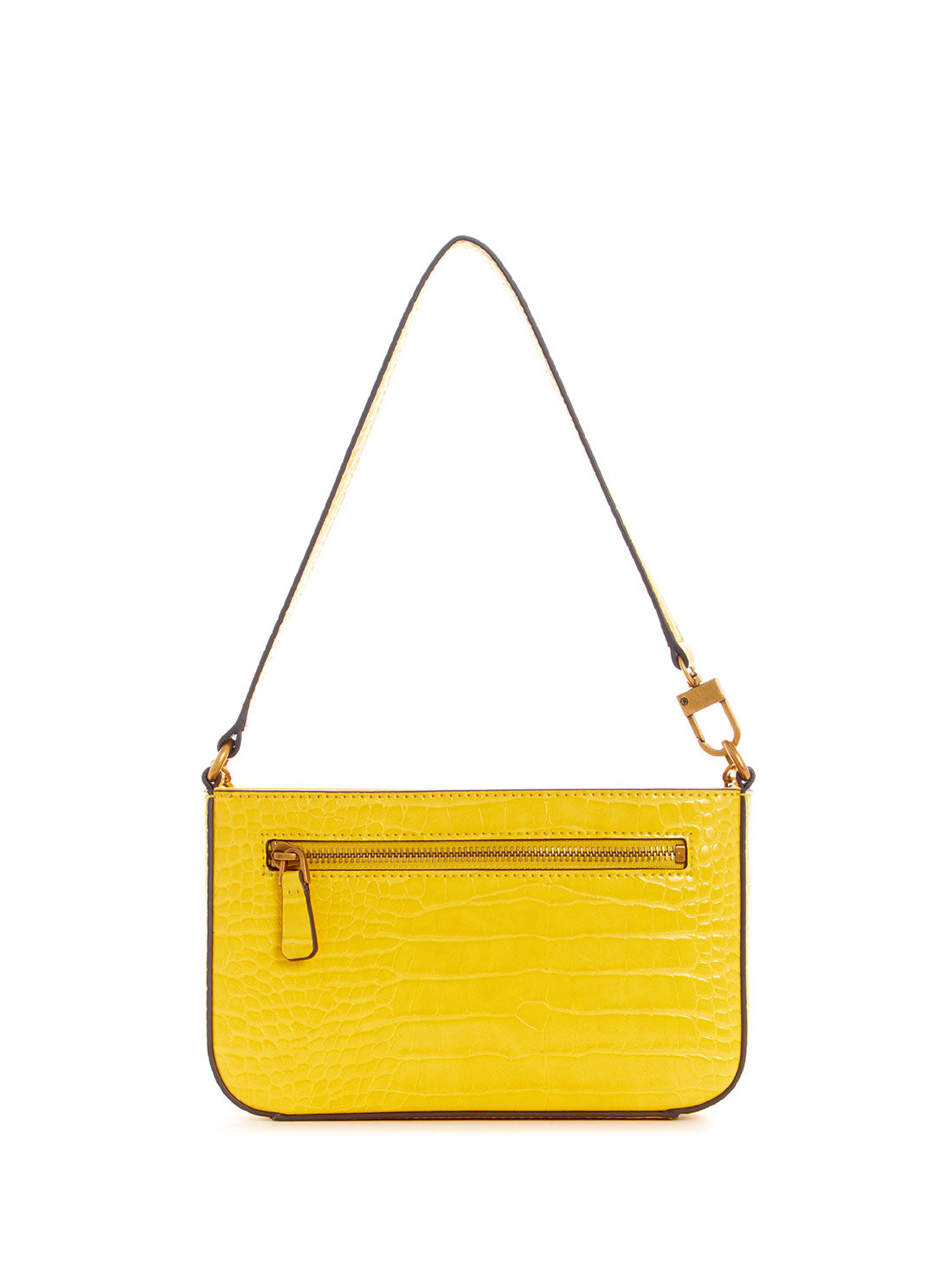Yellow Katey Croco Mini Shoulder Bag - GUESS