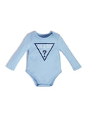 GUESS Eco Blue Kids Core Logo Bodysuit H02W01KA6W0 Front View