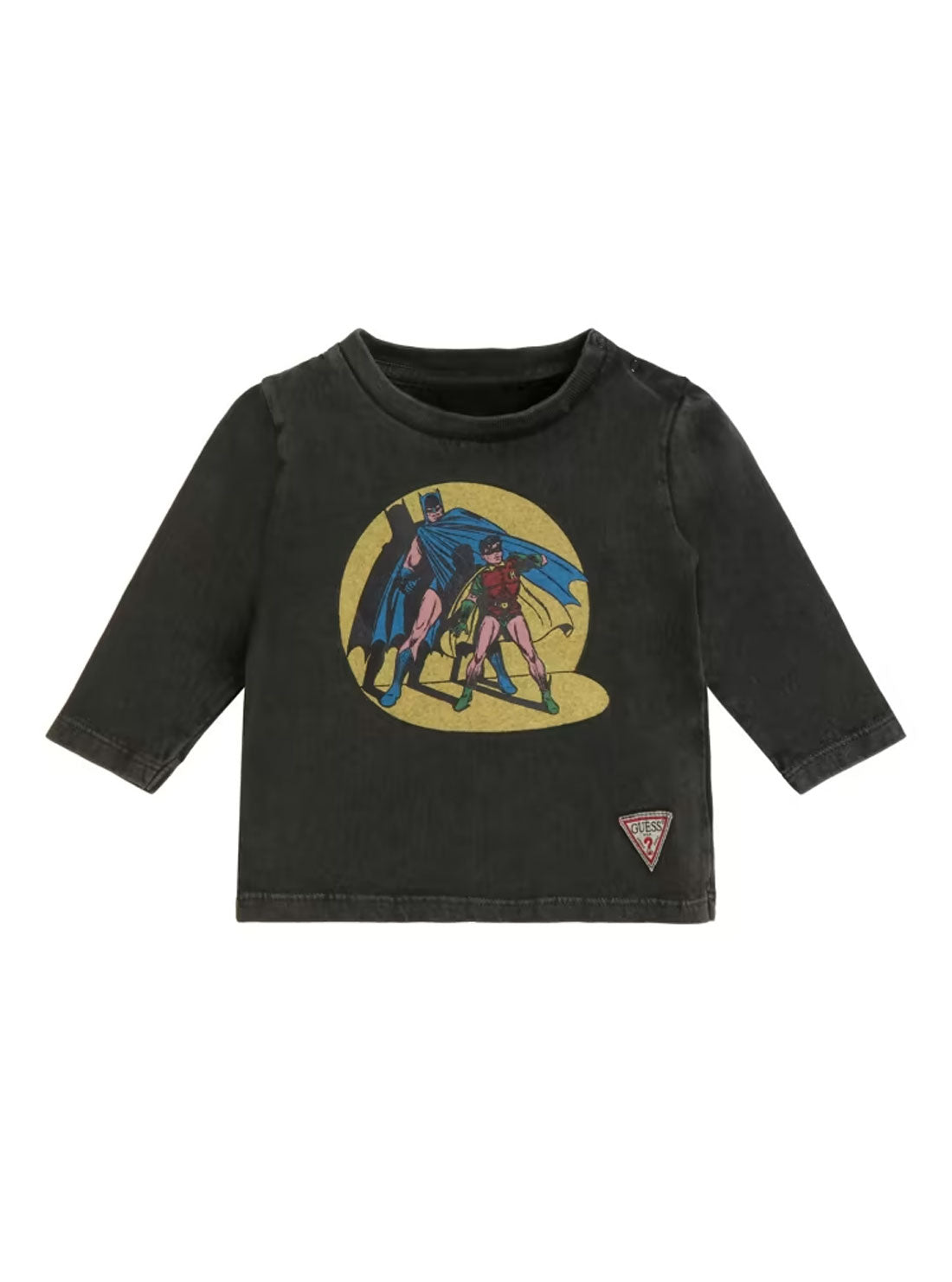 GUESS Baby Boy Batman Black Comic T-Shirt (3-18m) I2BI10K9XF1 Front View