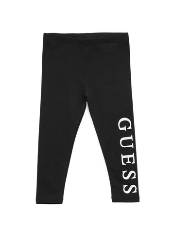 guess Black Logo Unisex Leggings (2-7)