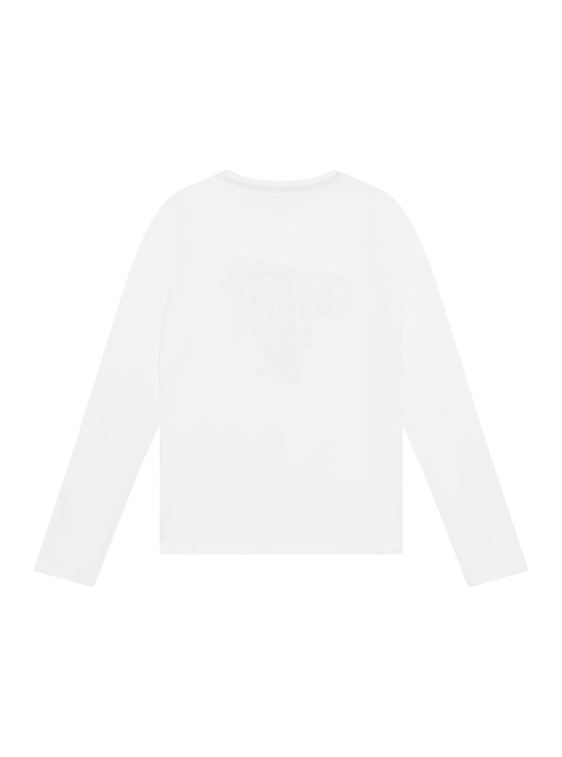 GUESS Big Boy White Graphic Logo Long Sleeve T-Shirt (7-16) L1BI20I3Z11 Back View