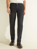 GUESS Mens Low-Rise Slim Straight Denim Jeans in Smokescreen Wash MB3AS121OD0 Front View