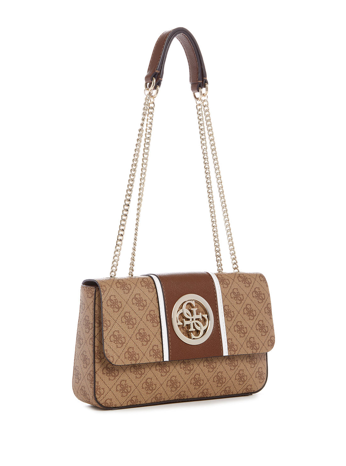 Brown Logo Open Road Convertible Crossbody Bag