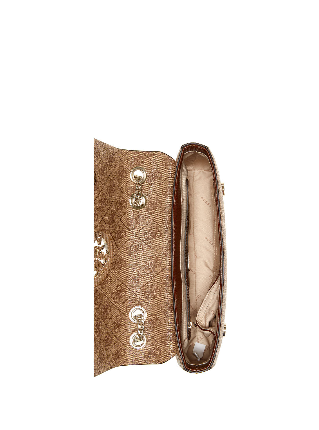 Brown Logo Open Road Convertible Crossbody Bag