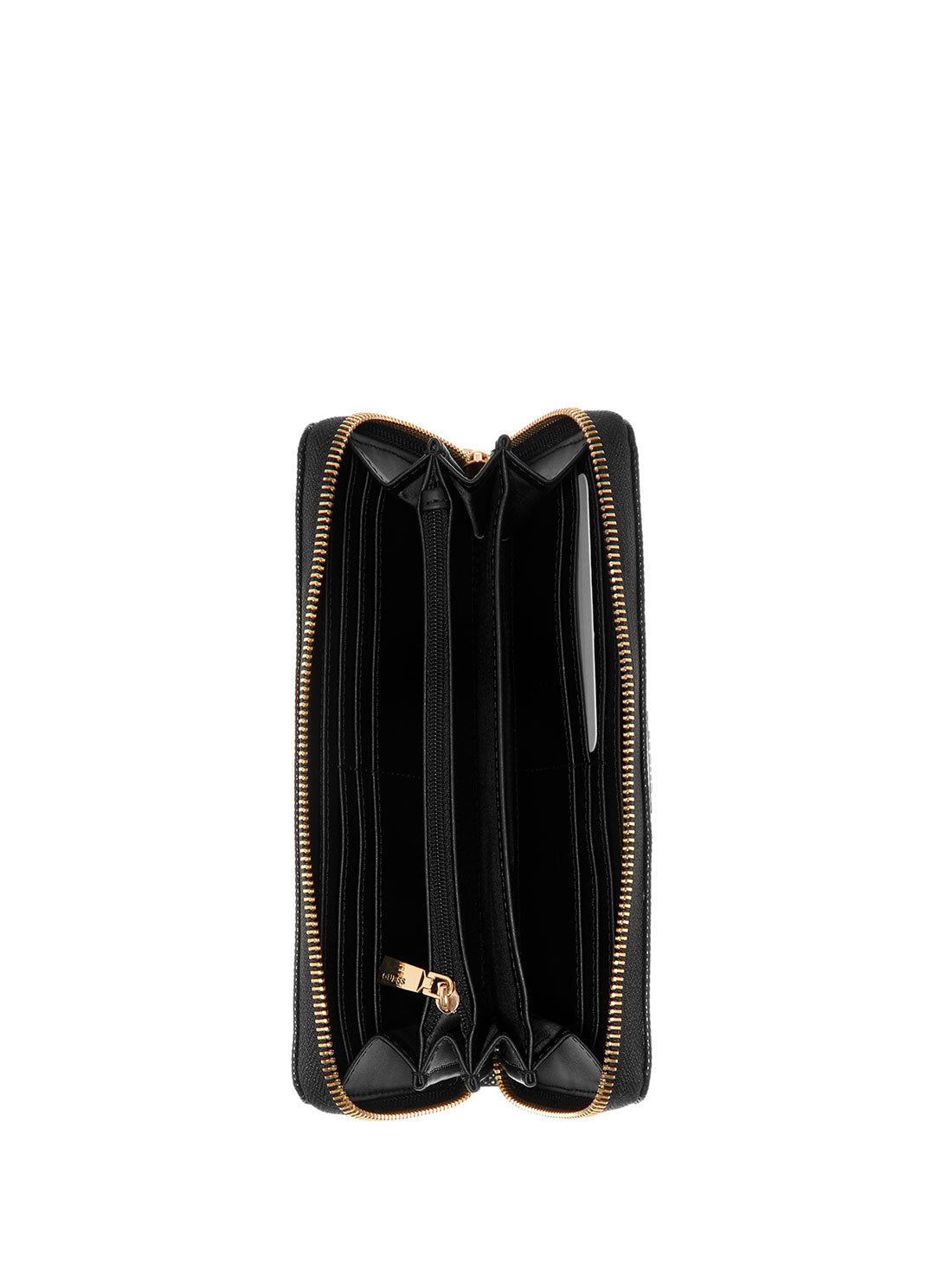 Black Raffia Izzy Large Wallet