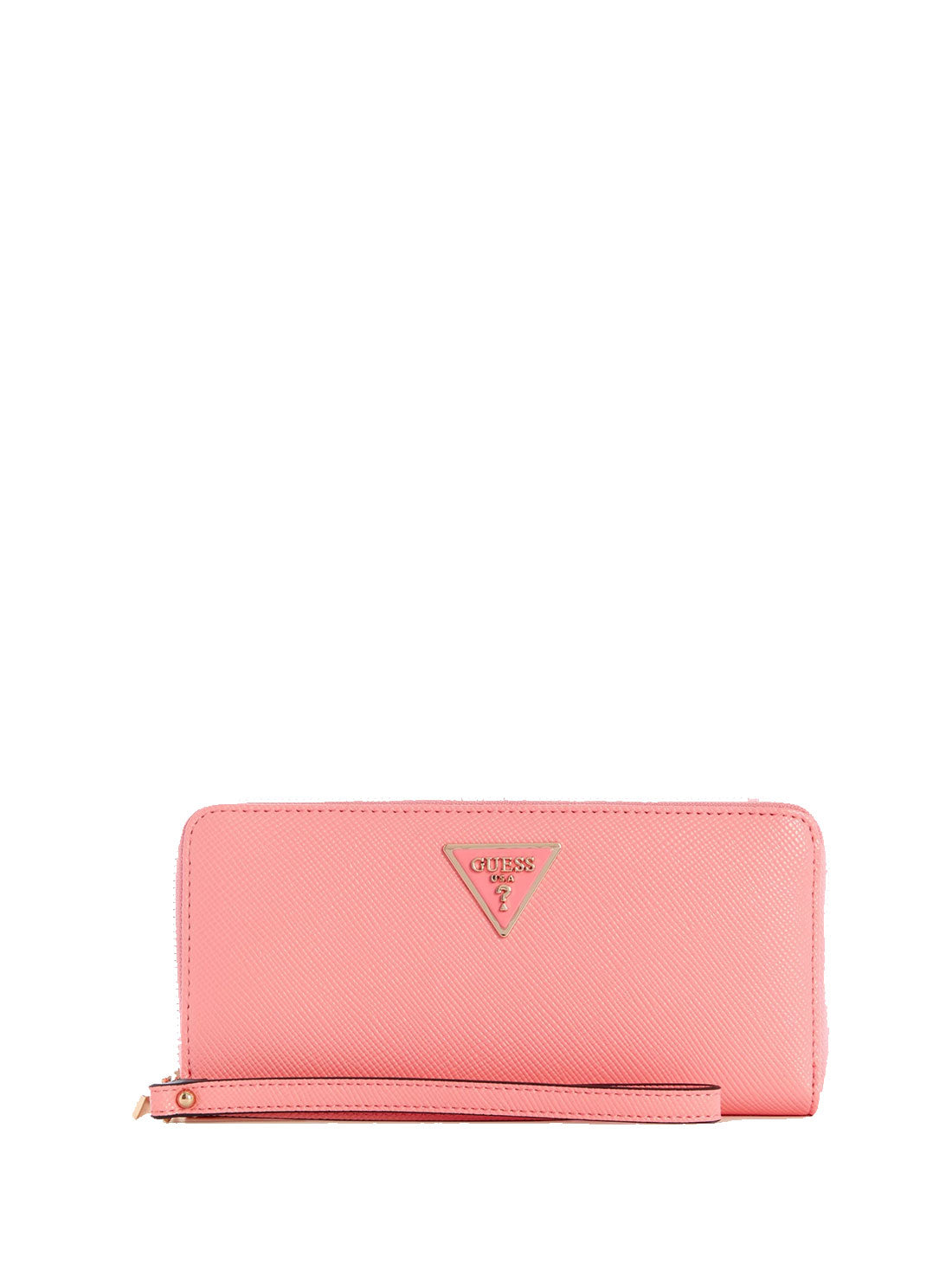 GUESS Women's Pink Laurel Large Wallet ZG850046 Front View