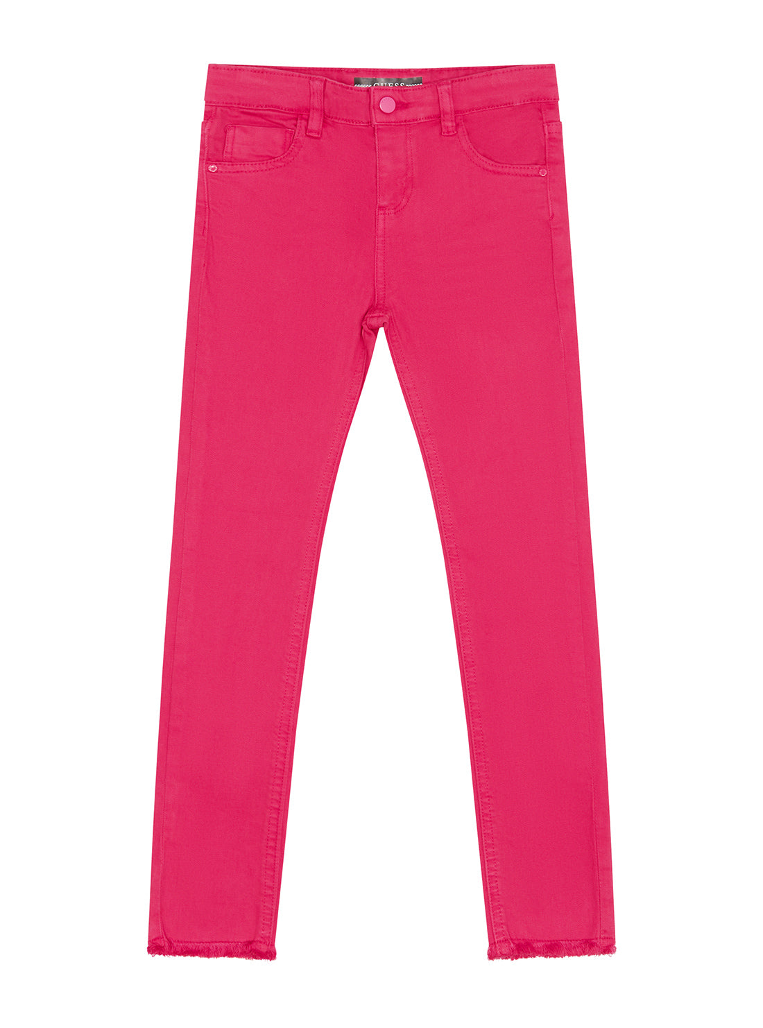 guess Denim Stretch Souvenir pink Girls Skinny Pant (2-7) front view