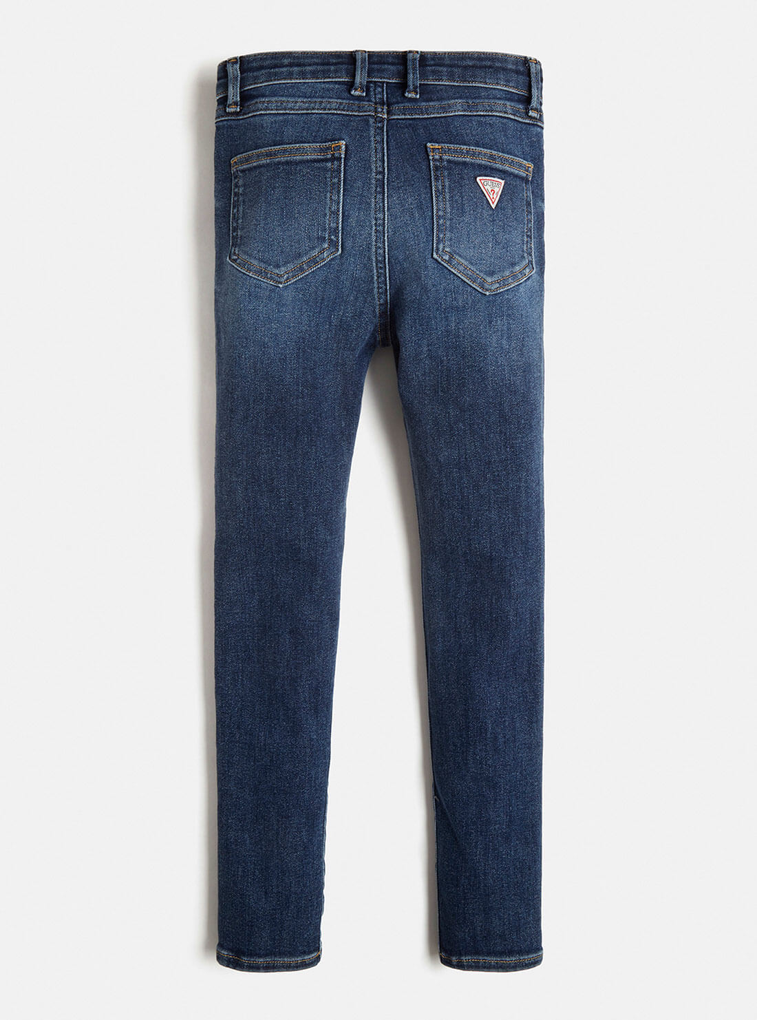 GUESS Big Girls High-Rise Skinny Denim Jeans In Mid Wash (7-16) J1YA07D46Q0 Back View
