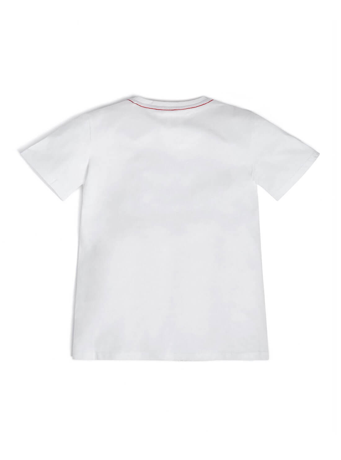 GUESS Big Boys White Logo T-Shirt (7-16) L73I55K8HM0 Back View