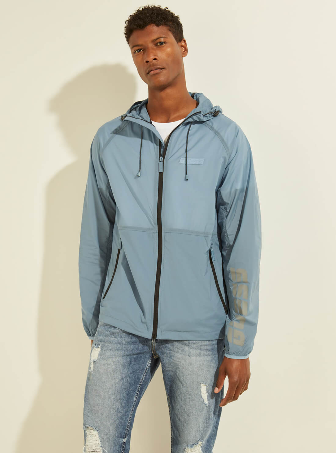 Guess clearance men's windbreaker