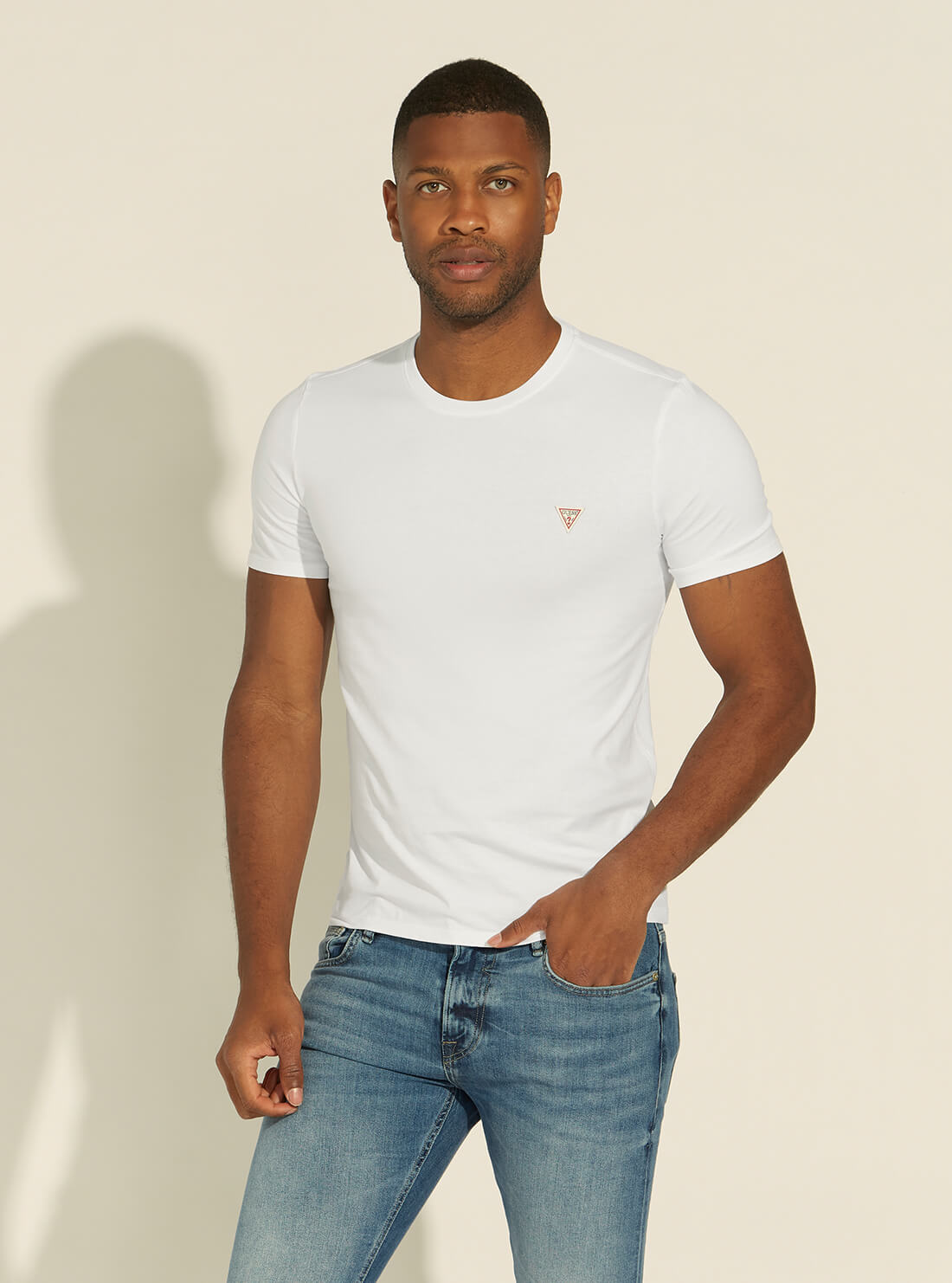 Guess t 2025 shirt slim fit